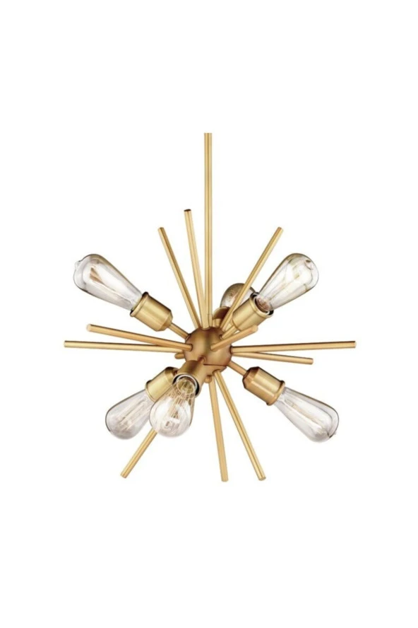 Livora Lighting Kirpi 6'lı Eskitme Modern Avize ürün görseli 1