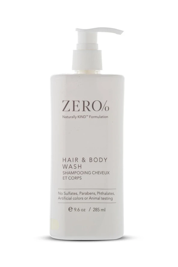 ZERO /o Hair & Body Wash 285 Ml 9,6 Fl Oz ürün görseli 1
