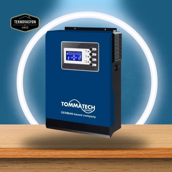 TommaTech New 1K 12V 1Faz Akıllı İnverter Çevirici İnvertör ürün görseli 1