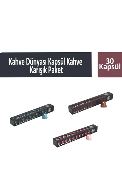 Kahve Dünyası Kapsül Kahve Karışık Paket 30 Kapsül ürün görseli 1