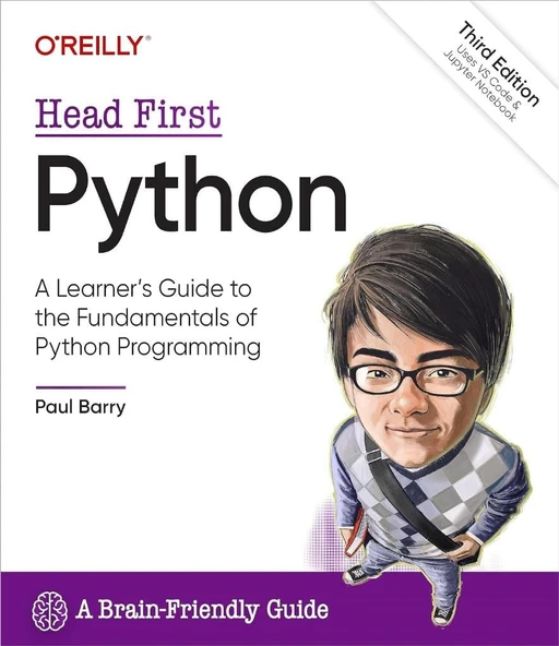 Head First Python: A Learner's Guide to the Fundamentals of Python Programming, A Brain-Friendly Guide 3rd Edition Paul Barry ürün görseli 1