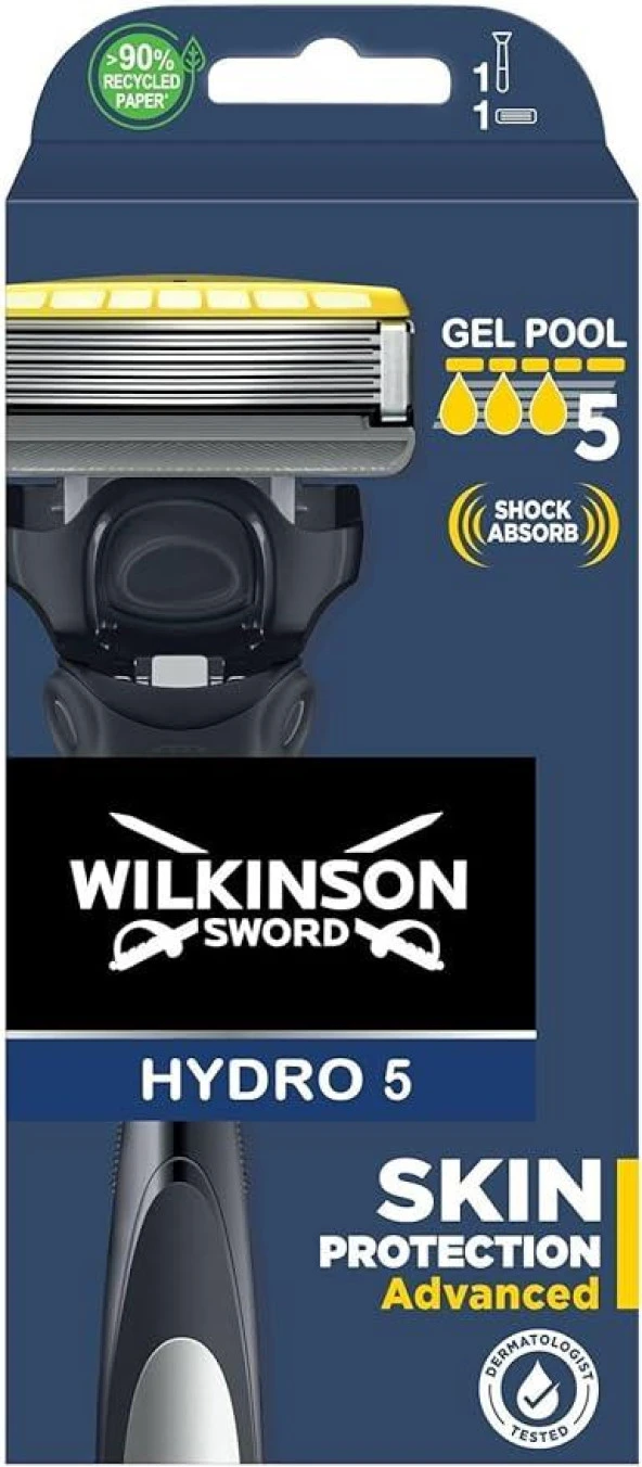 Wilkinson Sword Hydro 5 Erkek Tıraş Bıçağı – Skin Protection Advanced ürün görseli 1