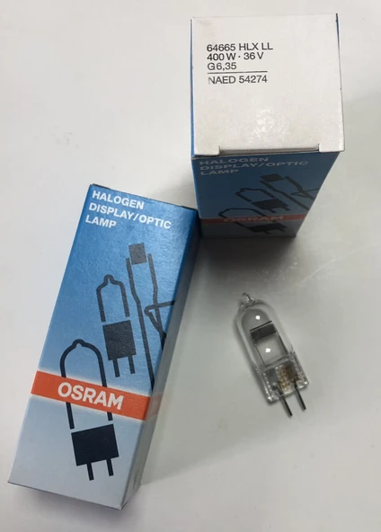 OSRAM HALOGEN DISPLAY/OPTIC 64665 HLX LL 400W-36V G6,35 ürün görseli 1