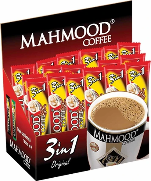 Mahmood Coffee 3'ü 1 Arada 48'li Hazır Kahve ürün görseli 1