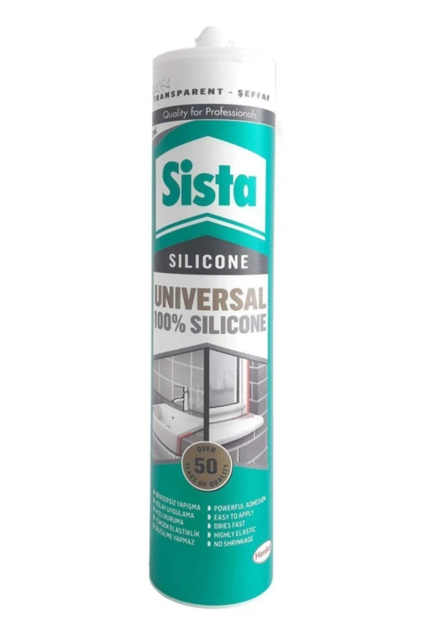 Sista Üniversal Şeffaf Silikon 280 ml ürün görseli 1
