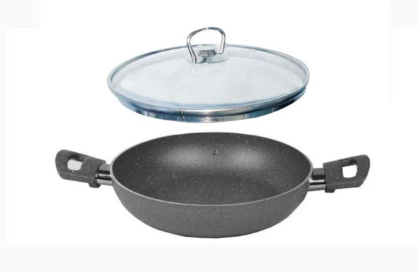 Mehtap Granit Sahan 22 CM Cam Kapaklı ürün görseli 1