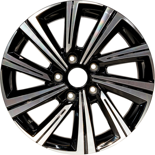SNC-1005 TOYOTA COROLLA UYUMLU-(Bijon seti Dahil) 5X114,3 7X16" ET40 CB 60.1 BLACK MACHINED- (16 inç) (TAKIM FİYATI- 4 ADET JANT) ürün görseli 1