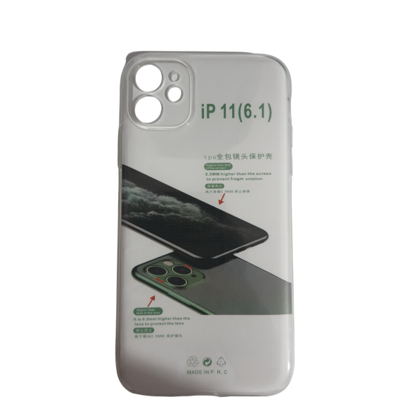 İphone 11 Uyumlu Şeffaf Kılıf Darbe Emici Şeffaf Kılıf ürün görseli 1