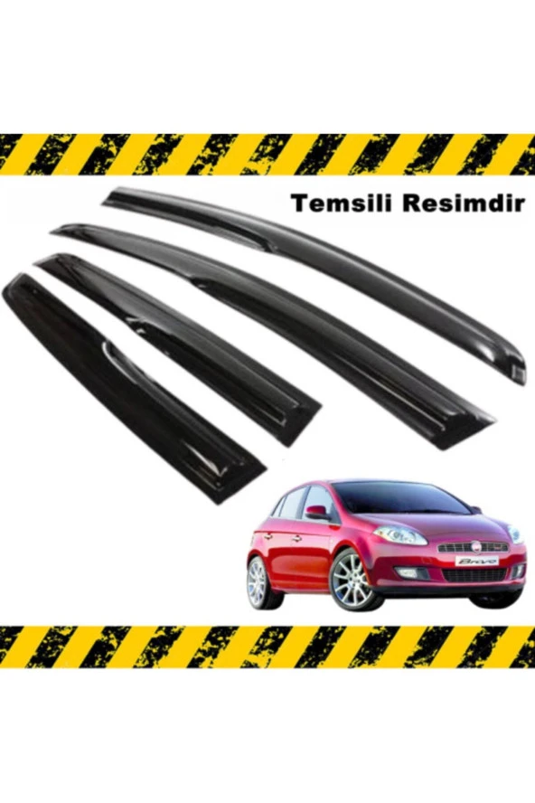 Fiat Bravo Mügen Cam Rüzgarlığı 2008-2013 Arası 4 Lü Set ürün görseli 1