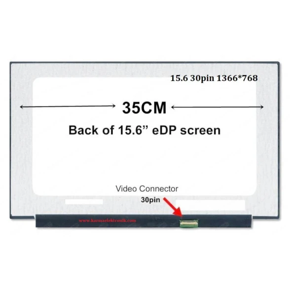 Acer Aspire N19C1A Notebook Lcd Ekran, Panel (15.6 HD) - Resim 3