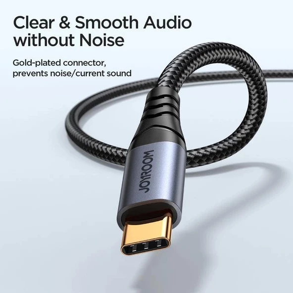 Joyroom Ses Transfer Aux Ses Kablosu Typ-c'den 3.5mm - Resim 3