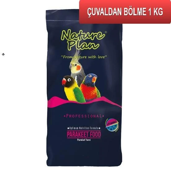 Nature Plan Paraket Yemi 1 Kg (ÇUVALDAN BÖLME) ürün görseli 1