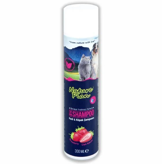 Nature Plan Çilek Kokulu Kedi Köpek Şampuanı 300 Ml ürün görseli 1