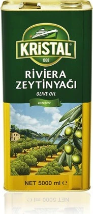 Kristal Riviera Zeytinyağı Teneke  5 L ürün görseli 1