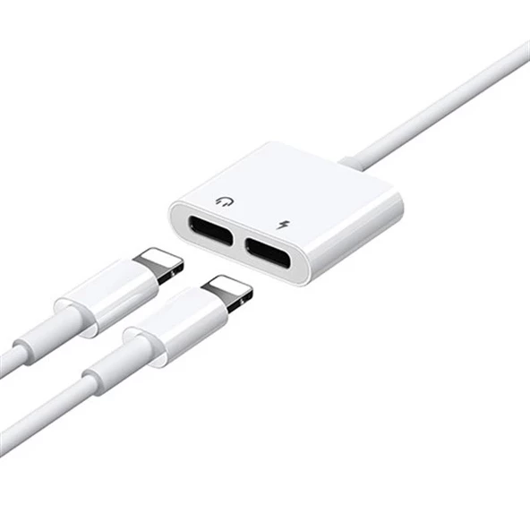 Joyroom S-M403 Iphone Lightning To Ligtning Ses Şarj Çoğaltıcı ürün görseli 1