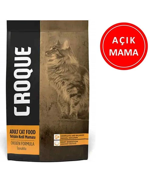 Croque Tavuklu Yetişkin Kedi Maması 1 Kg AÇIK ürün görseli 1