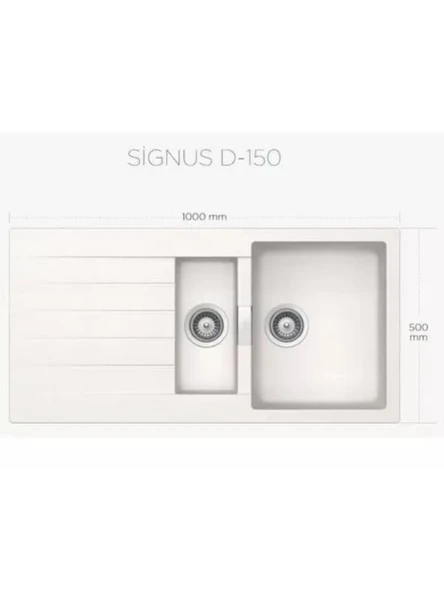Schock Signus D-150 Polaris Granit Eviye ürün görseli 1