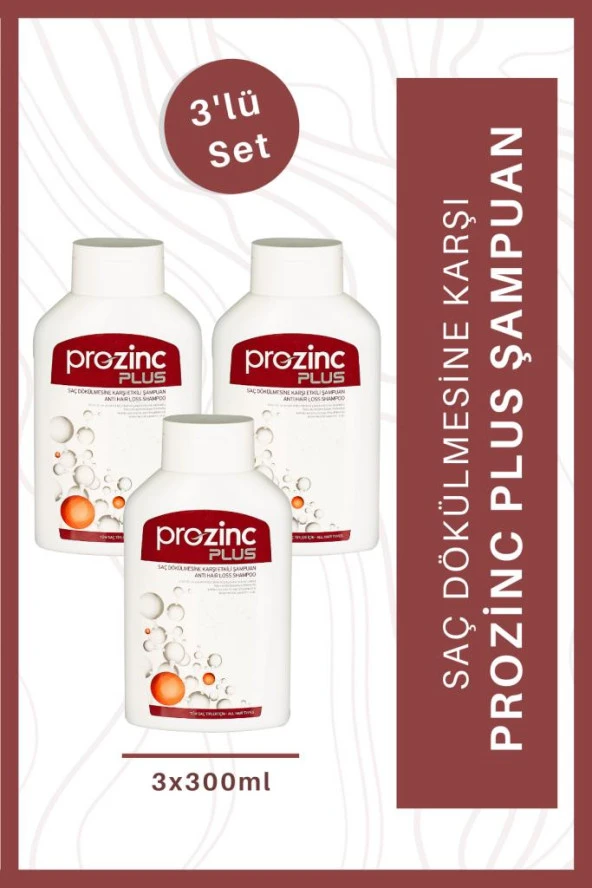 Prozinc Plus Saç Dökülmesine Karşı Etkili Şampuan 300 Ml 3 Al 2 Öde ürün görseli 1