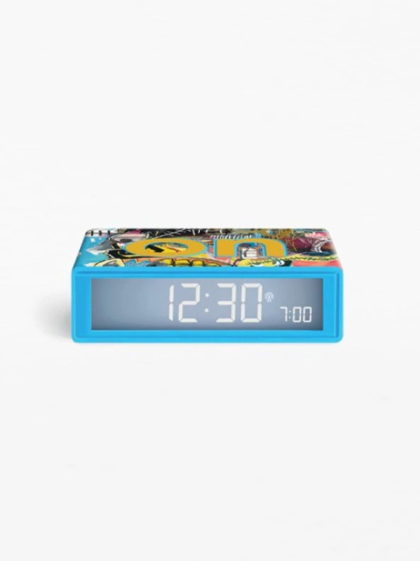 Lexon Flip + Alarm Saat X  X Jean-Michel Basquiat Skull ürün görseli 1