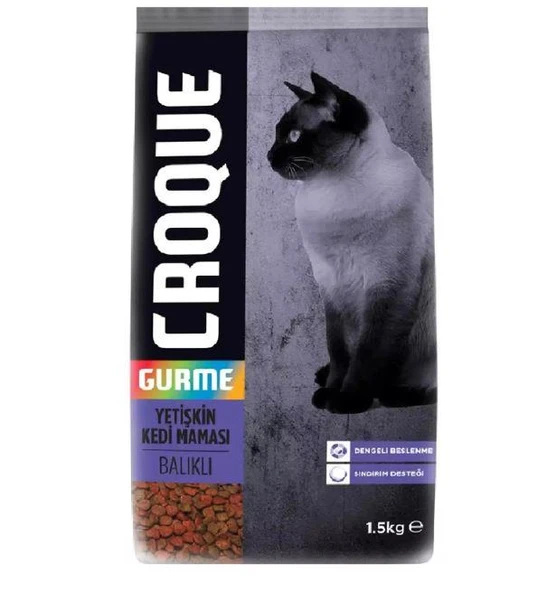 Croque Balıklı Gurme Kedi Maması 1,5 Kg ürün görseli 1