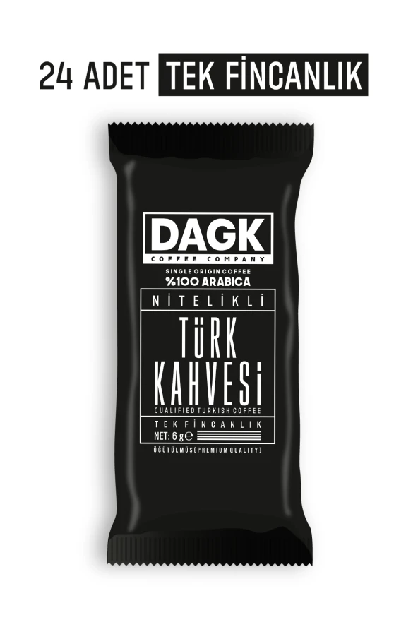 Türk Kahvesi Nitelikli Tek Fincanlık 6 g x 24 Adet ürün görseli 1