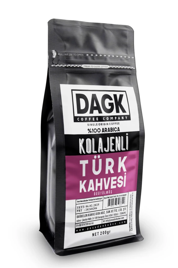 Kolajenli Türk Kahvesi 200g ürün görseli 1