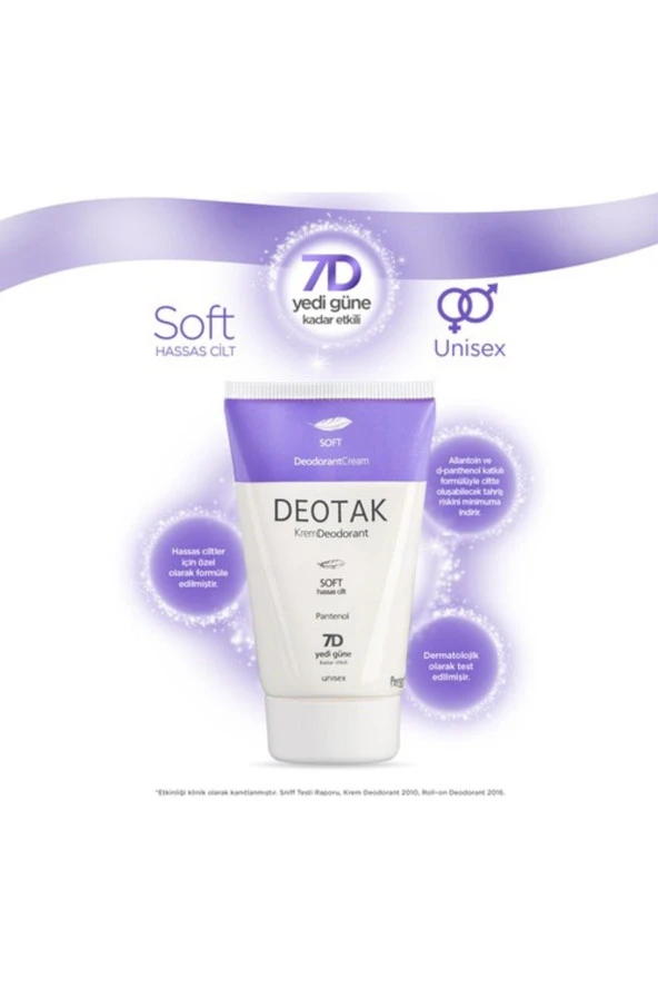 Deotak Krem Deodorant Soft 35 ml - Resim 4