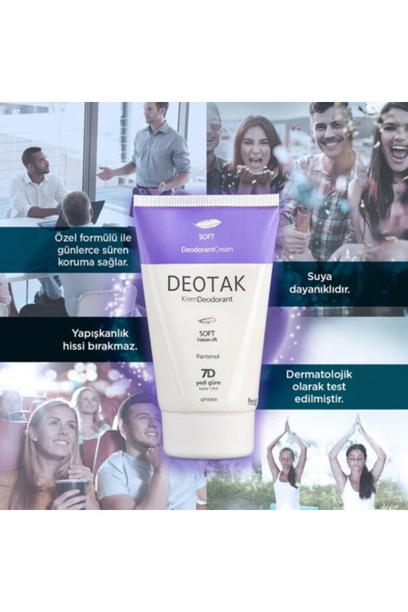 Deotak Krem Deodorant Soft 35 ml - Resim 5