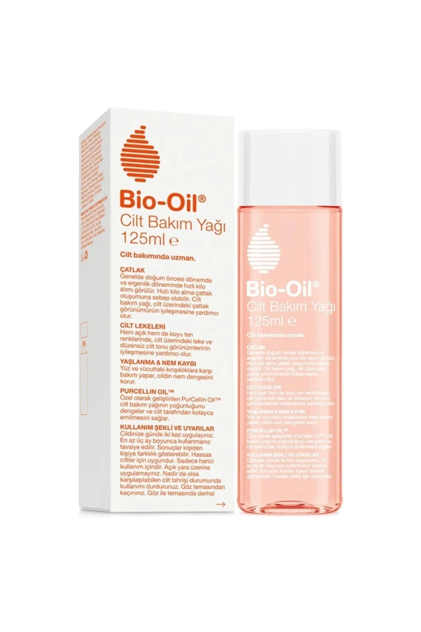 BİO-OİL Çatlak Karşıtı & Nemlendirici Cilt Bakım Yağı 125 ml (3'lü paket) - YENİ FORMÜL ürün görseli 1