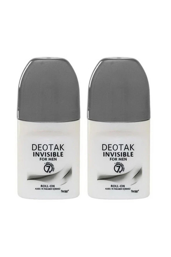 Deotak Invisible For Men Roll-on Deodorant 35 ml X 2 Adet ürün görseli 1
