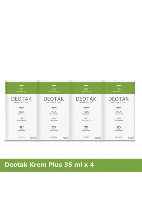Deotak Krem Deodorant Plus X 4 ürün görseli 1