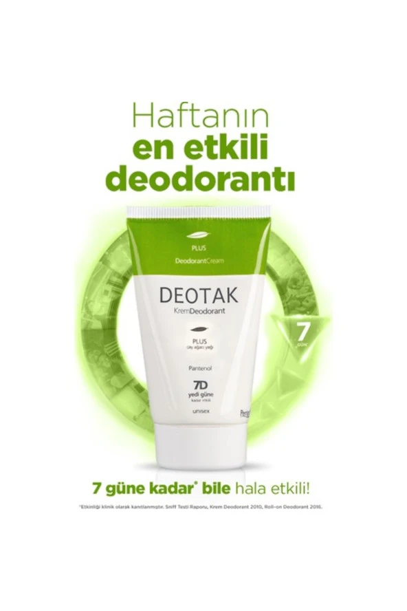Deotak Plus Krem Deodorant 35 ml 8692255100134 - Resim 6
