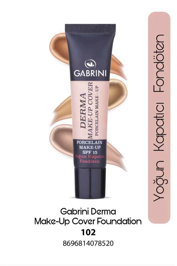 GABRİNİ Derma Make-up Cover Foundation 102 ürün görseli 1
