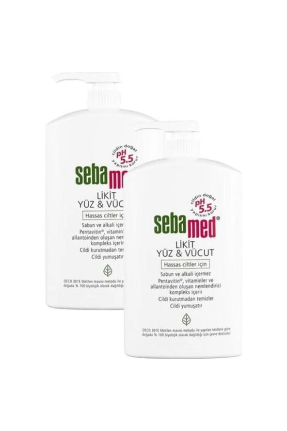 Sebamed Likid Yüz Ve Vücut Temizleme Jeli 1000 ml X 2 Adet ürün görseli 1