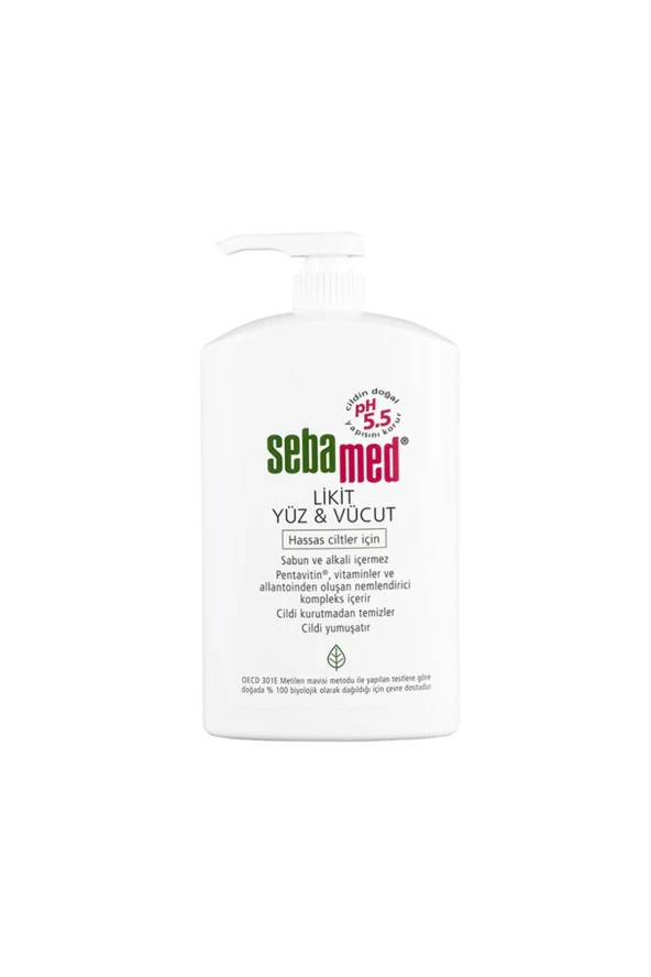 Sebamed Likit Yüz Ve Vücut Temizleme Jeli 1000 ml ürün görseli 1