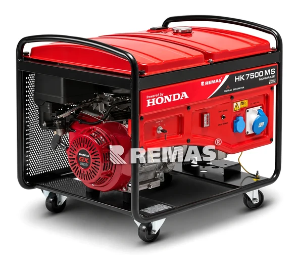 Honda HK 7500 MS Marşlı 7.5 kVA Monofaze Benzinli Jeneratör ürün görseli 1