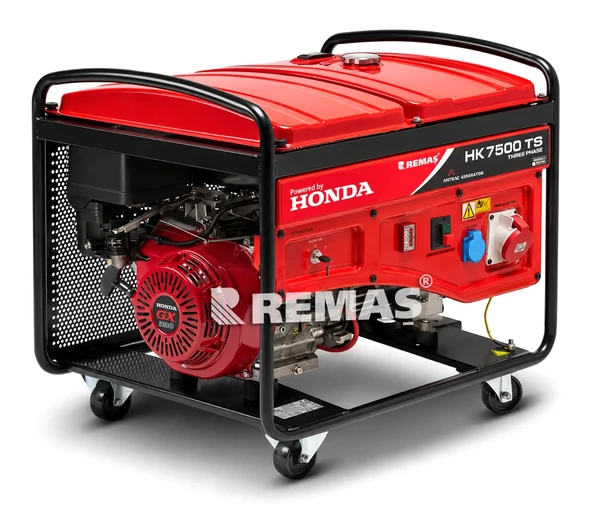 Honda HK 7500 TS Marşlı Trifaze 7.5 kVA Benzinli Jeneratör ürün görseli 1