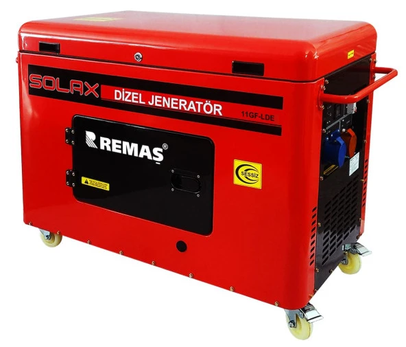 Solax 11GF-LDE3 Marşlı Trifaze 11 kVA Kabinli Dizel Jeneratör ürün görseli 1