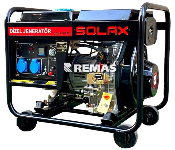 Solax SDJ 4000 ME Marşlı 4 kVA Monofaze Dizel Jeneratör ürün görseli 1