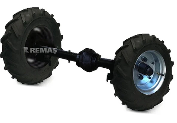 Çapa Makinası Tekerleği 400x8 Dubleks Antrac 200 Teker Takımı Cırcır Aks ürün görseli 1