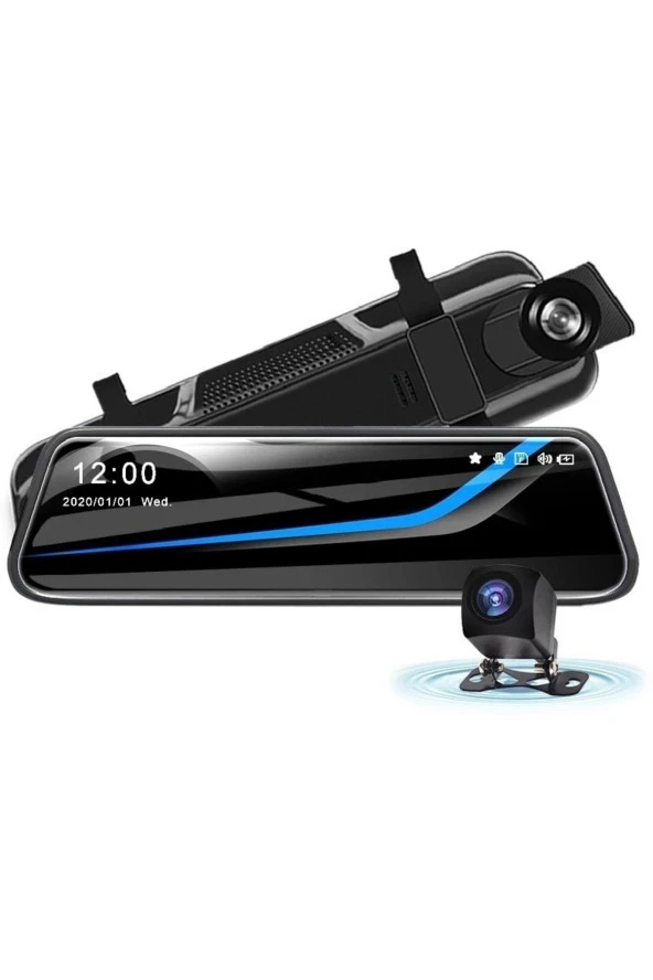 Mb-500 10" 2,5d Class Dokunmantik Hıgh Tech Ekran Araç Içi Çift Kamera Gece Görüşlü. Araç Kamera. ürün görseli 1