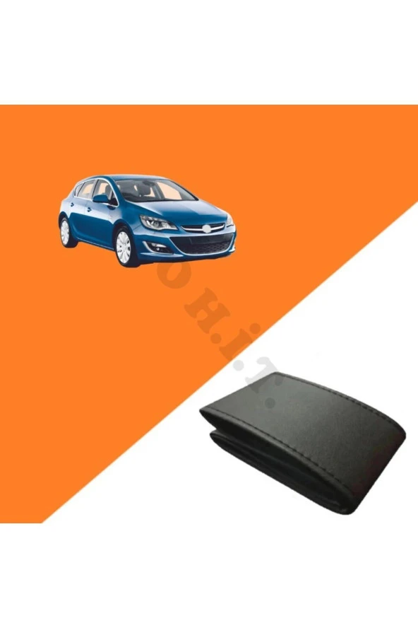 OTO H.İ.T.  OPEL ASTRA J UYUMLU DERİ DİREKSİYON KILIFI KALİTELİ DİKMELİ SİYAH ürün görseli 1