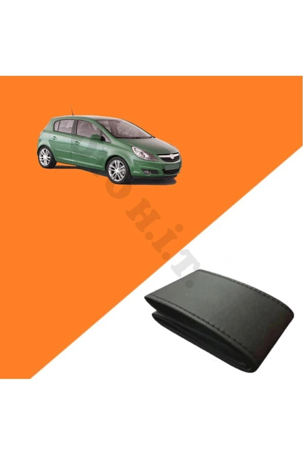 OTO H.İ.T.  OPEL CORSA D UYUMLU DERİ DİREKSİYON KILIFI KALİTELİ DİKMELİ SİYAH ürün görseli 1