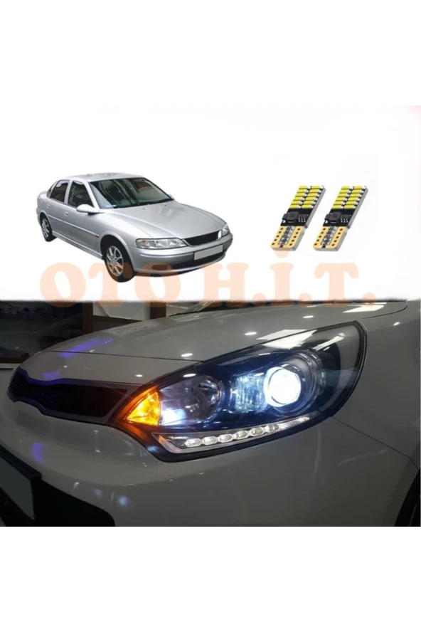 OTO H.İ.T.  Opel Vectra B Uyumlu Park Ampulü Beyaz Led Aydınlatma Ampulü Canbus'li ürün görseli 1