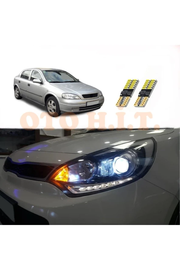 OTO H.İ.T.  Opel Astra G Uyumlu Park Ampulü Beyaz Led Aydınlatma Ampulü Canbus'li ürün görseli 1