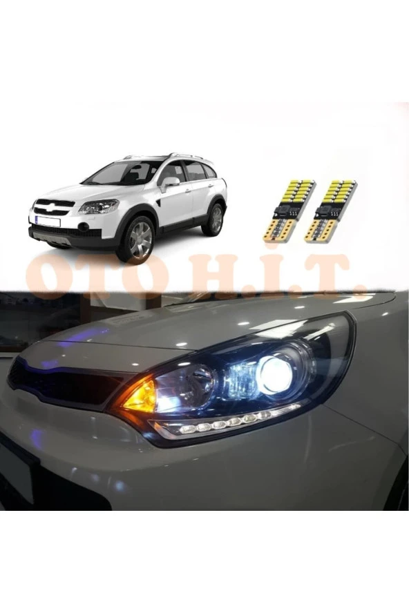 OTO H.İ.T.  Chevrolet Captiva Uyumlu Park Ampulü Beyaz Led Aydınlatma Ampulü Canbus'li ürün görseli 1