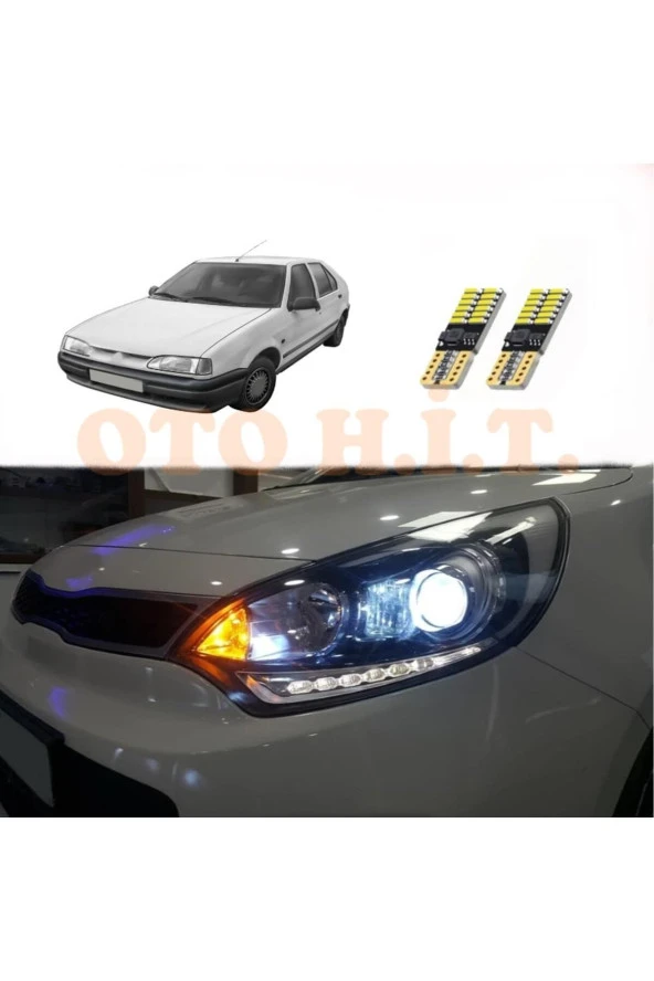 OTO H.İ.T.  Renault 19 Uyumlu Park Ampulü Beyaz Led Aydınlatma Ampulü Canbus'li ürün görseli 1