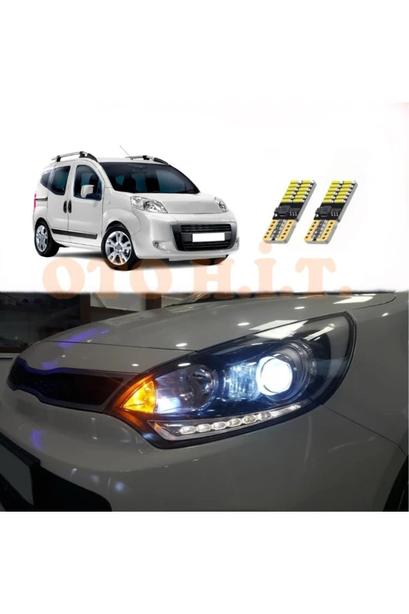 OTO H.İ.T.  Fiat Fiorino Makyajlı Uyumlu Park Ampulü Beyaz Led Aydınlatma Ampulü Canbus'li ürün görseli 1