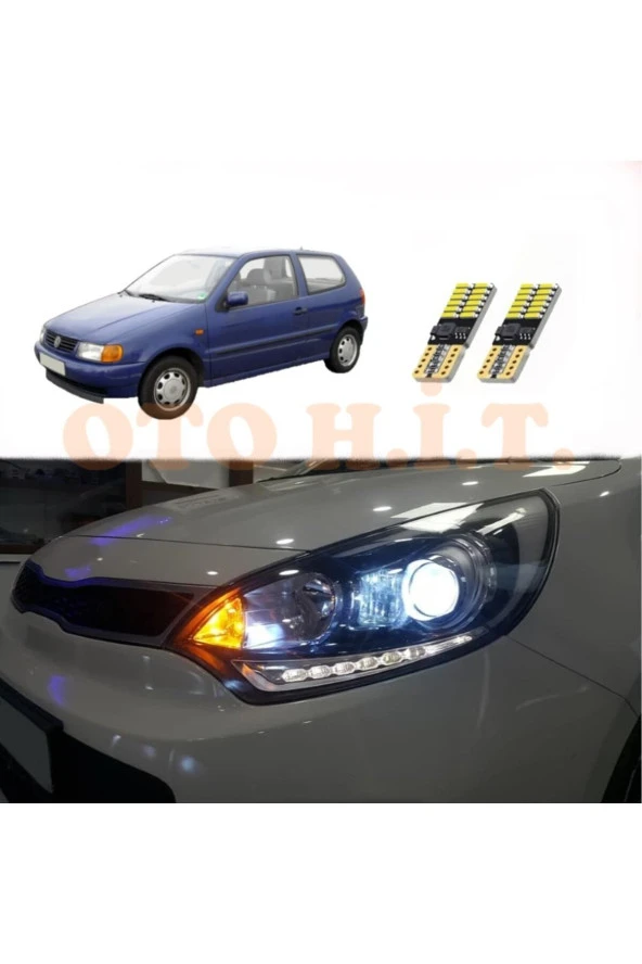 OTO H.İ.T.  Volkswagen Polo Uyumlu Park Ampulü Beyaz Led Aydınlatma Ampulü Canbus'li ürün görseli 1