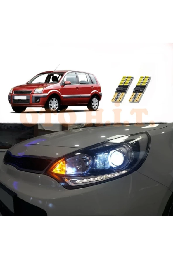 OTO H.İ.T.  Ford Fusion Uyumlu Park Ampulü Beyaz Led Aydınlatma Ampulü Canbus'li ürün görseli 1